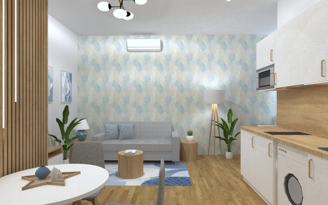 Egy lakásból négy – DM1 stúdiólakás (26 m²)